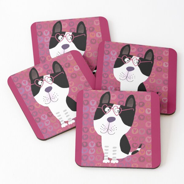 Item preview, Dog Love Hearts designed and sold by Carla Daly.
