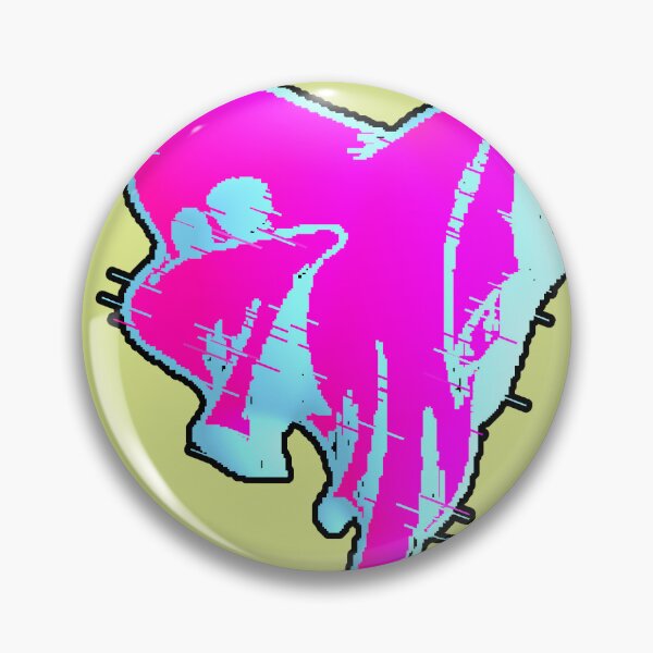 Item preview, Ghost Glitch Neon Pink Vaporwave Cyber designed and sold by AstronautMerch.