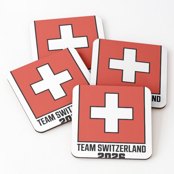 Item preview, Team Switzerland 2026 Fan Flag T-Shirt V7 designed and sold by DBWStudios.