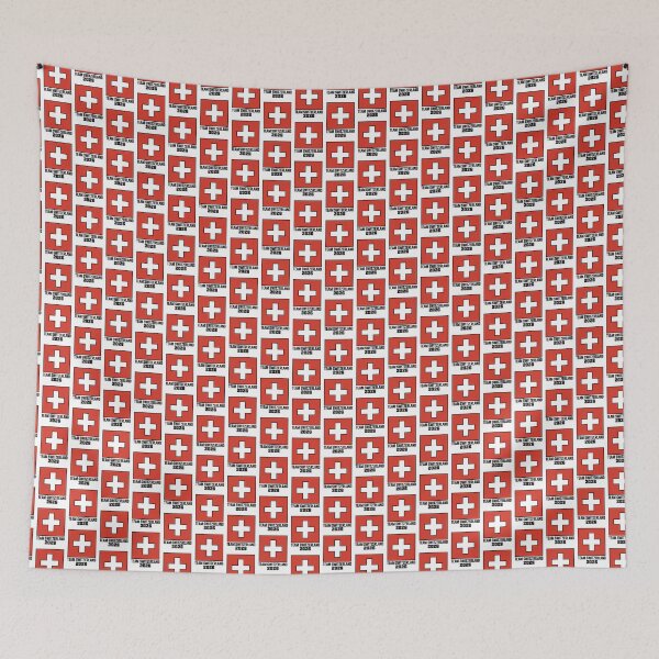 Item preview, Team Switzerland 2026 Fan Flag T-Shirt V7 designed and sold by DBWStudios.