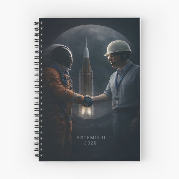 Item preview, Artemis II Mission Astronaut and Engineer designed and sold by CuboBisiani virtual creative design.