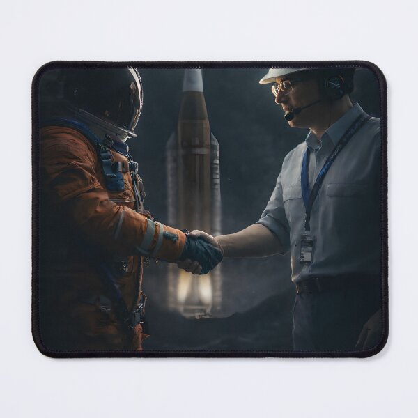 Item preview, Artemis II Mission Astronaut and Engineer designed and sold by CuboBisiani virtual creative design.