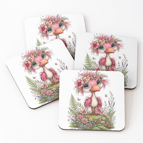Item preview, ​Cute Baby Flamingo Flower Crown designed and sold by Sovereign Supply Co..