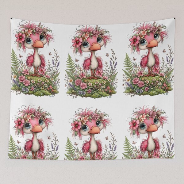 Item preview, ​Cute Baby Flamingo Flower Crown designed and sold by Sovereign Supply Co..