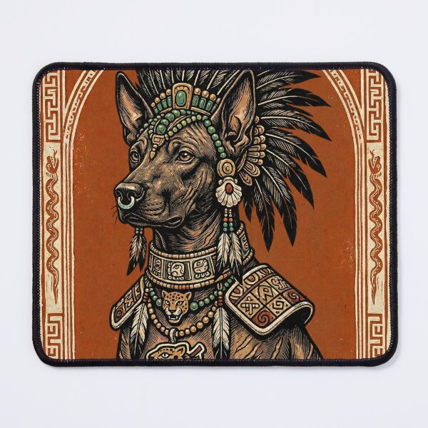 Item preview, Xoloitzcuintli Aztec Warrior Dog Headdress designed and sold by d247.