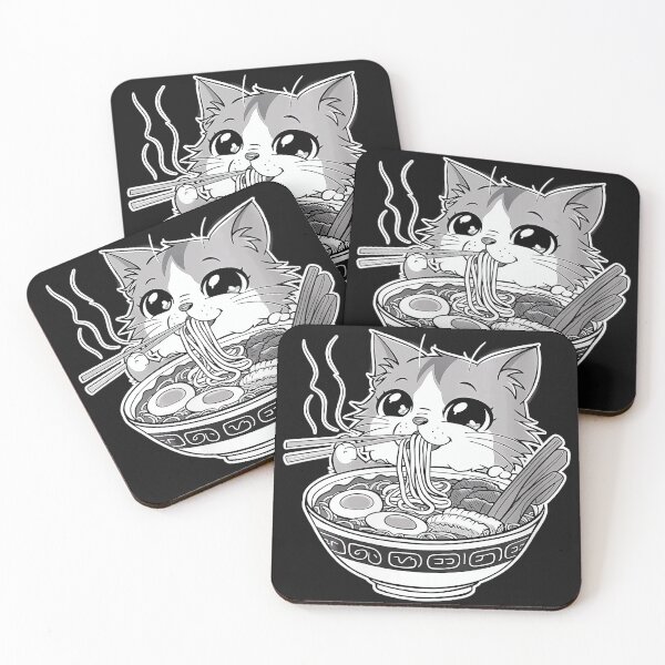 Item preview, Cat Ramen Noodle Lover Japanese Foodie Feline designed and sold by AmaXONIC.