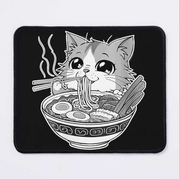 Item preview, Cat Ramen Noodle Lover Japanese Foodie Feline designed and sold by AmaXONIC.