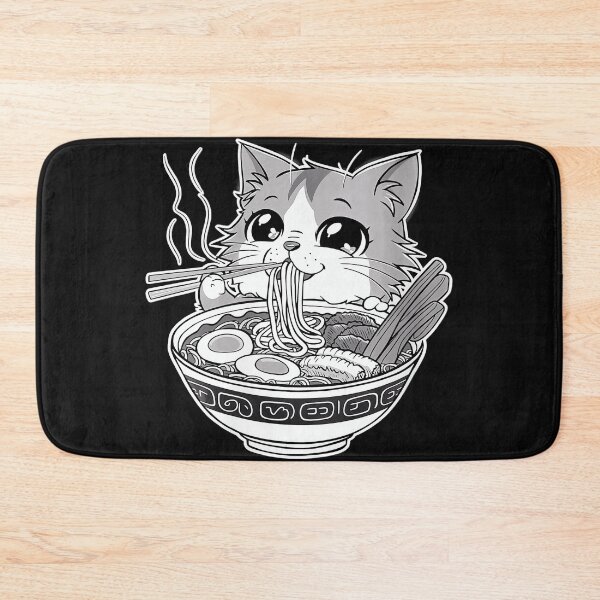 Item preview, Cat Ramen Noodle Lover Japanese Foodie Feline designed and sold by AmaXONIC.
