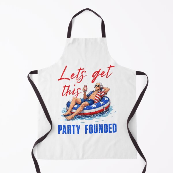 Item preview, Let's Get This Party Founded Funny Patriotic Fourth of July designed and sold by phoebelevine.