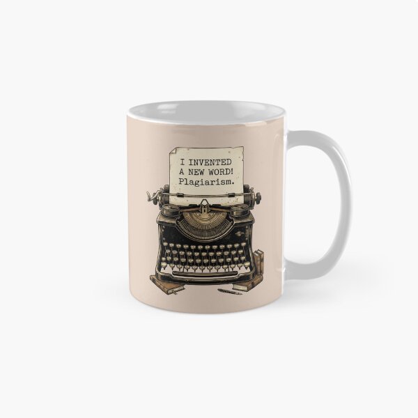 Item preview, I Invented A New Word Plagiarism Funny Writer Quote Vintage Typewriter Design Gift For Authors Editors And Book Lovers designed and sold by Im-Ara.