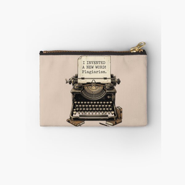 Item preview, I Invented A New Word Plagiarism Funny Writer Quote Vintage Typewriter Design Gift For Authors Editors And Book Lovers designed and sold by Im-Ara.