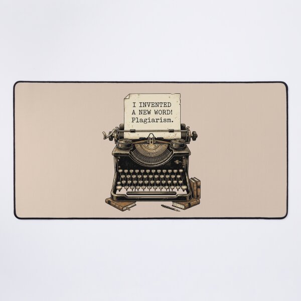 Item preview, I Invented A New Word Plagiarism Funny Writer Quote Vintage Typewriter Design Gift For Authors Editors And Book Lovers designed and sold by Im-Ara.