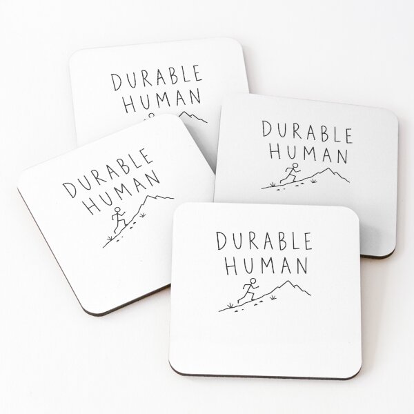 Item preview, Durable Human | Trail Running Humor  designed and sold by Earn Your View Trail Company.