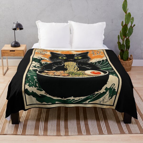 Item preview, Love Ramen Japanese Black Cat Lover designed and sold by AmaXONIC.