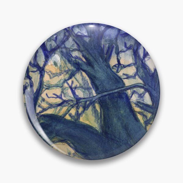 Artikelvorschau, Blauer Baum unter dem Winterhimmel entworfen und verkauft von La Seconde Vie de Suzie.