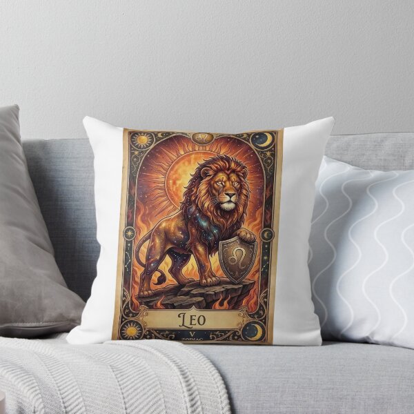 Item preview, Leo Zodiac Tarot Card Vintage Fantasy Art designed and sold by DeerHouse.