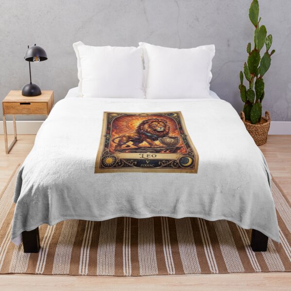 Item preview, Leo Zodiac Tarot Card Vintage Fantasy Art designed and sold by DeerHouse.