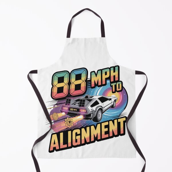 Item preview, Vintage Classic Car Delorean 88 MPH designed and sold by PrintCarClub.