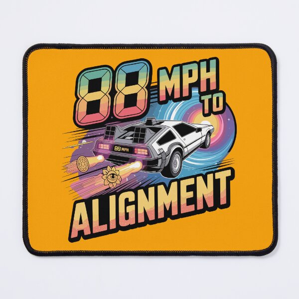 Item preview, Vintage Classic Car Delorean 88 MPH designed and sold by PrintCarClub.