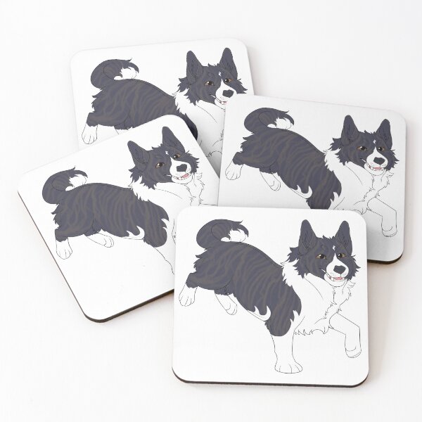 Item preview, Happy Corgi (Black Brindle) designed and sold by CosmicFatality.