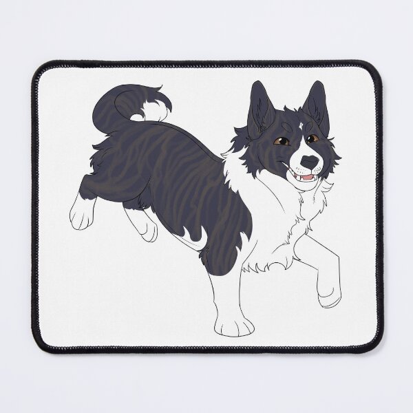 Item preview, Happy Corgi (Black Brindle) designed and sold by CosmicFatality.