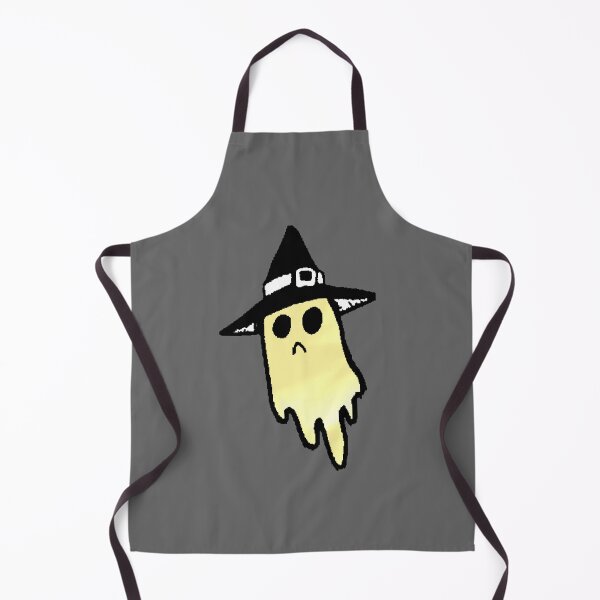Item preview, Ghost Witch Yellow Halloween Kawaii Sad designed and sold by AstronautMerch.