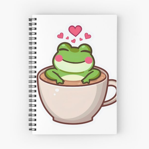 Item preview, Coffee Frog Sticker designed and sold by Artify Walls.