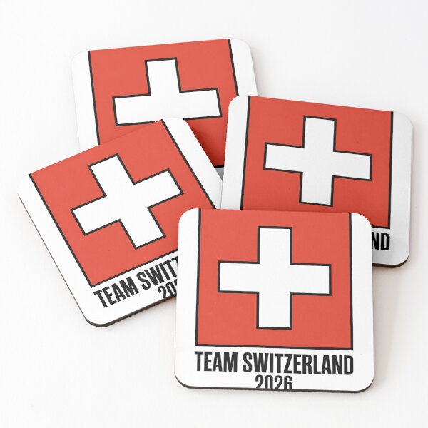 Item preview, Team Switzerland 2026 Fan Flag T-Shirt V8 designed and sold by DBWStudios.