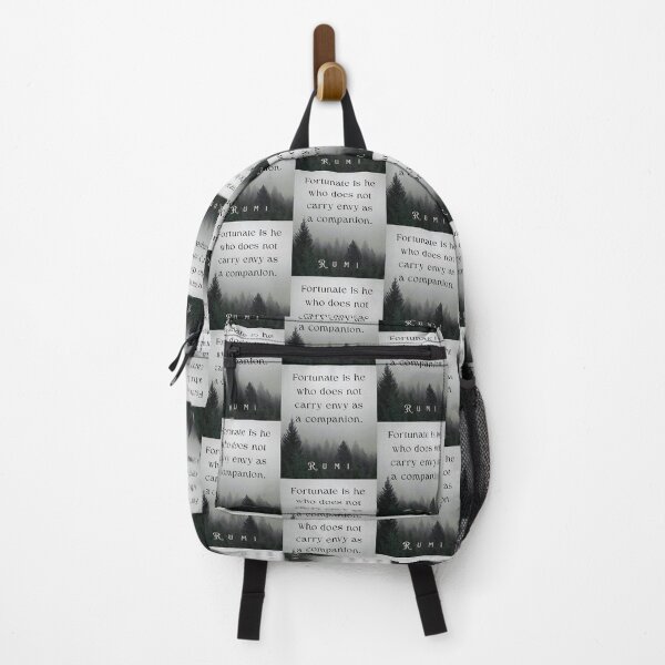 Item preview, Rumi quote: Fortunate is he who does not carry envy as a companion. designed and sold by artbleed.