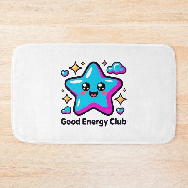 Item preview, Good Energy Club Kawaii Star T-Shirt & Sticker – Neon Pastel Positive Vibes Gift for Kawaii Fans, Students & Self-Care Lovers designed and sold by GemBob Creations.