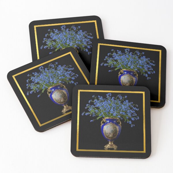 Item preview, Forget-me-nots. Square. designed and sold by moths-minor.
