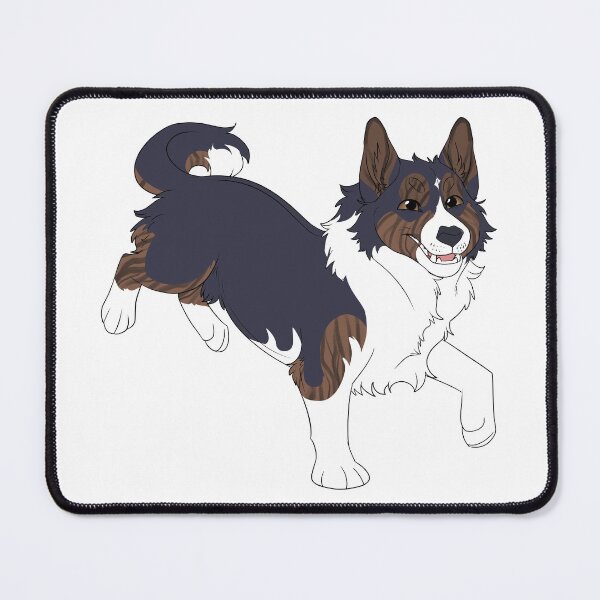 Item preview, Happy Corgi (Black with Brindle Points) designed and sold by CosmicFatality.