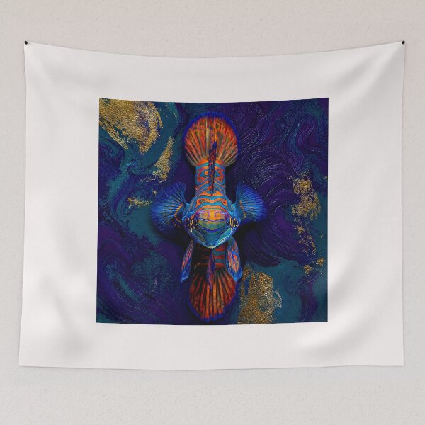 Item preview, Neon Mandarinfish:  A Symphony of Color Beneath the Waves #3 designed and sold by Helios Be. Lavsh.