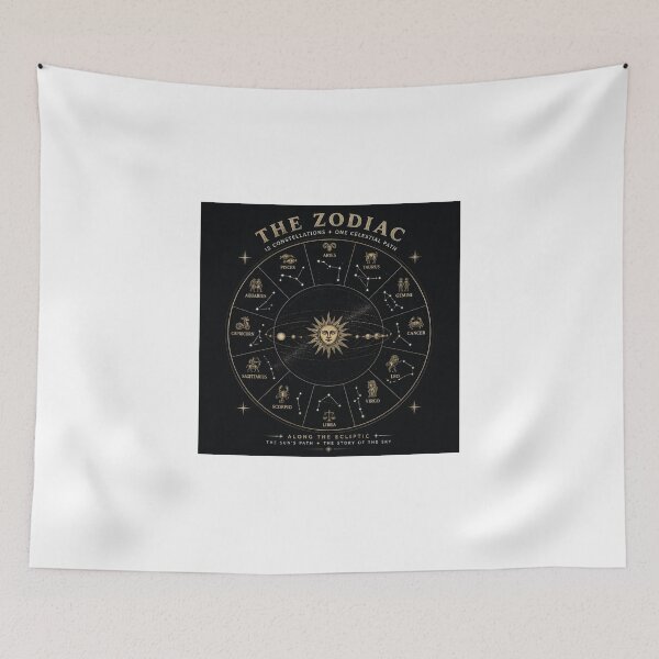 Item preview, 13 Zodiac Constellations Design | Astronomy Inspired Star Pattern designed and sold by Baby Adee Collective.