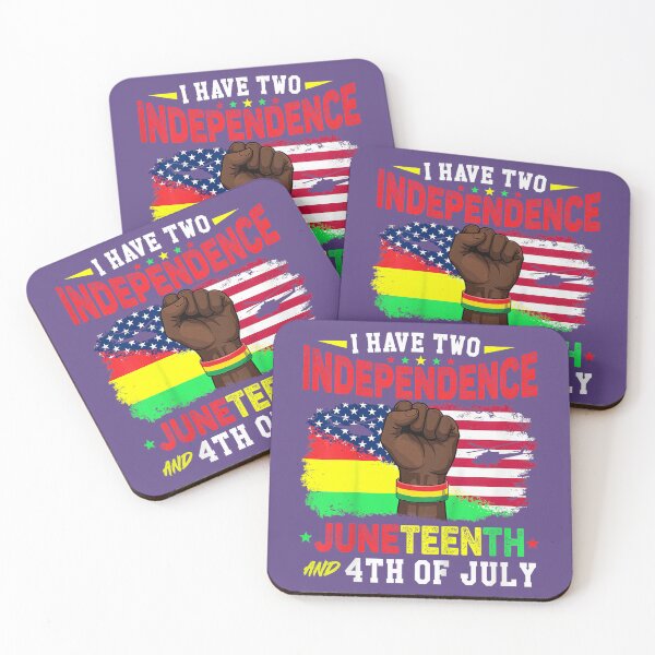 Item preview, Juneteenth 1865 African American Flag 4th of July Black Men designed and sold by Mjayshop.