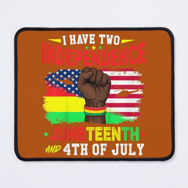 Item preview, Juneteenth 1865 African American Flag 4th of July Black Men designed and sold by Mjayshop.