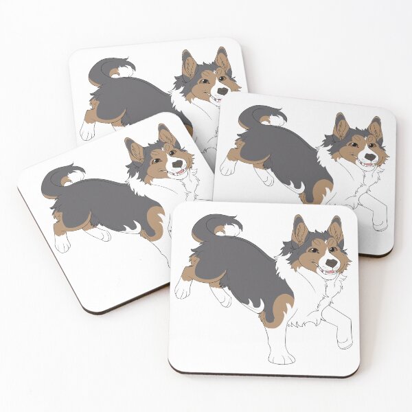 Item preview, Happy Corgi (Gray) designed and sold by CosmicFatality.