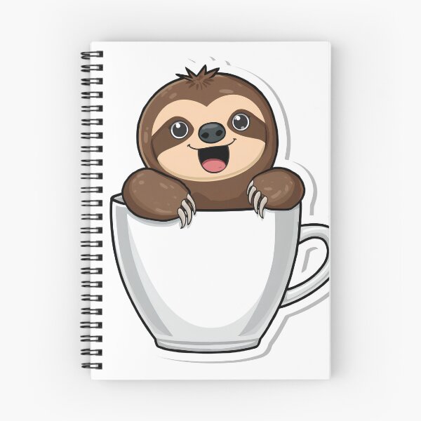 Item preview, Espresso Sloth Sticker designed and sold by Artify Walls.