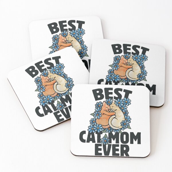 Item preview, Best Cat Mom Ever Hugging Cats Floral Tee designed and sold by StranHabesre51.