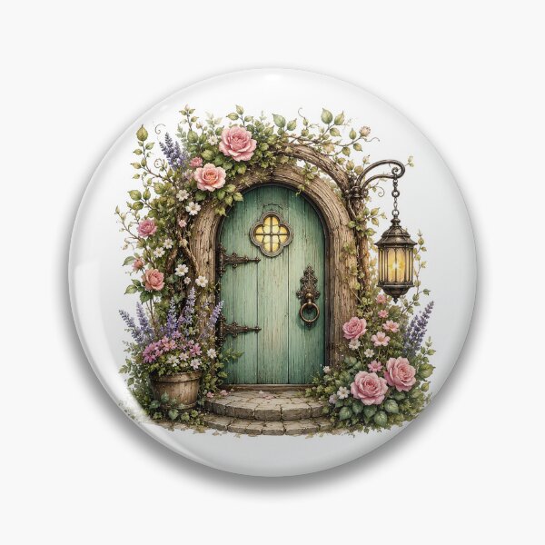 Item preview, Enchanted Rose Fairy Door designed and sold by PetalGarden.