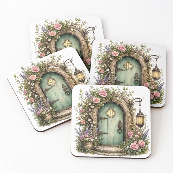 Item preview, Enchanted Rose Fairy Door designed and sold by PetalGarden.