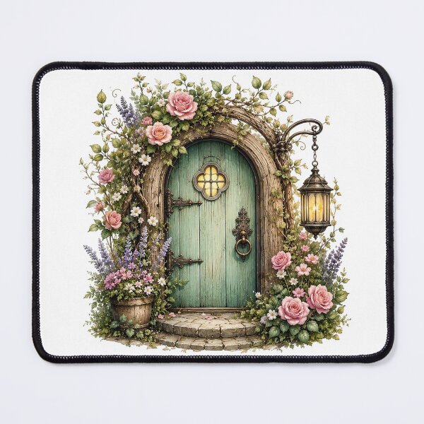 Item preview, Enchanted Rose Fairy Door designed and sold by PetalGarden.