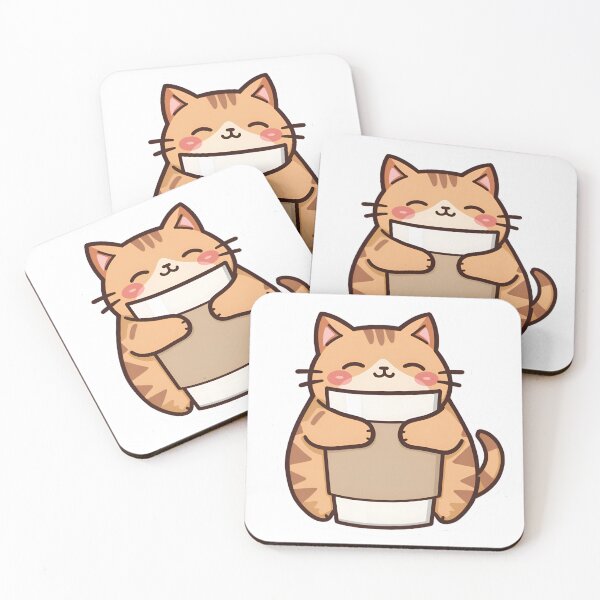 Item preview, Coffee Cat Sicker designed and sold by Artify Walls.
