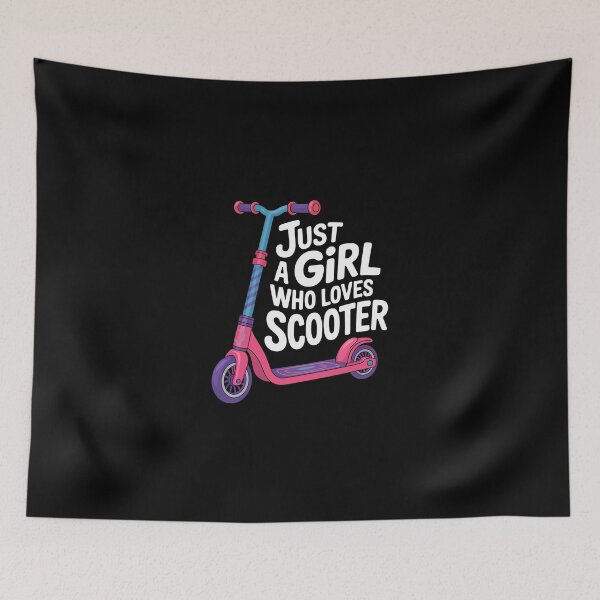 Item preview, Just a Girl Who Loves Scooter designed and sold by jkrphoto.