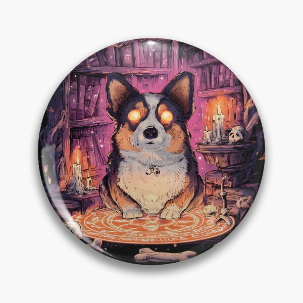 Item preview, The Summoned Corgi of Doom - Autumn & Halloween Series designed and sold by Mission Ready.