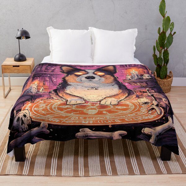Item preview, The Summoned Corgi of Doom - Autumn & Halloween Series designed and sold by Mission Ready.