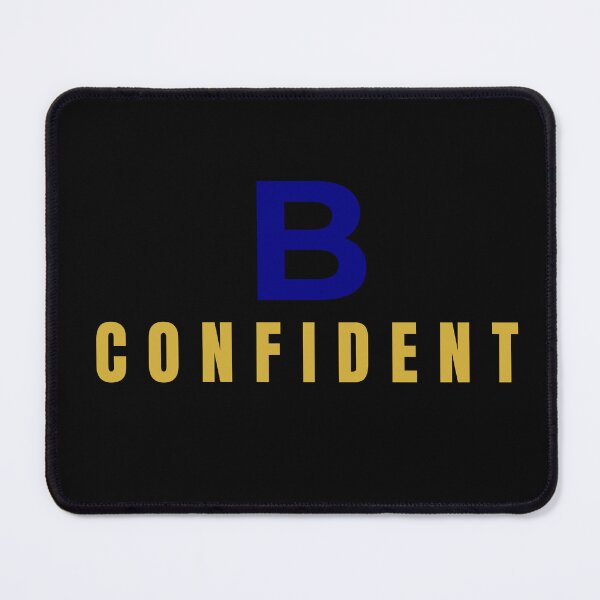 Item preview, B CONFIDENT Motivational Typography Design | Positive Mindset Inspirational Quote designed and sold by Octupussy.