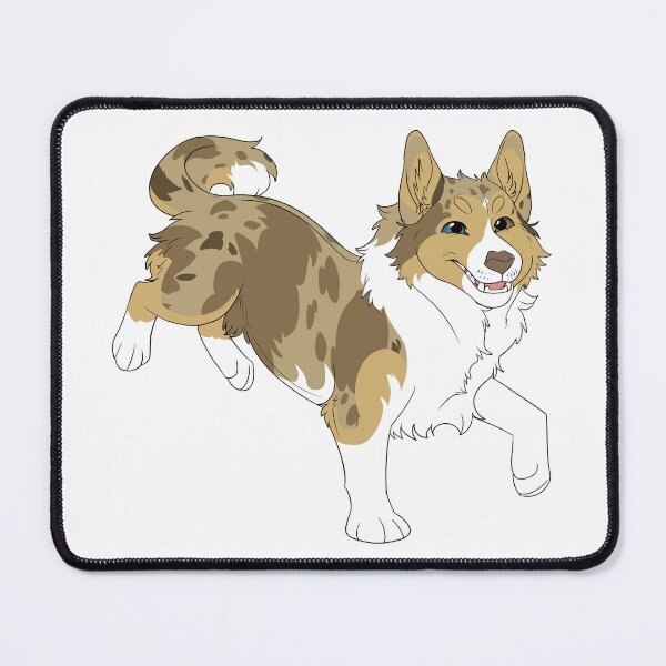 Item preview, Happy Corgi (Liver Merle) designed and sold by CosmicFatality.
