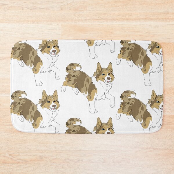 Item preview, Happy Corgi (Liver Merle) designed and sold by CosmicFatality.