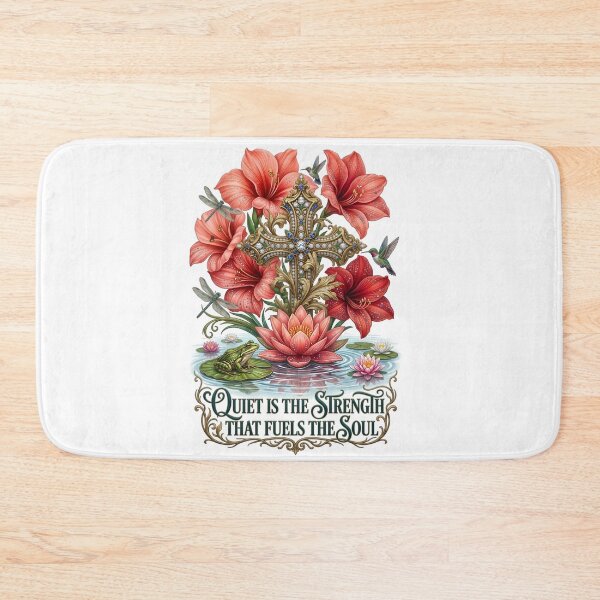 Item preview, Quiet Is The Strength Ornate Cross designed and sold by Sovereign Supply Co..